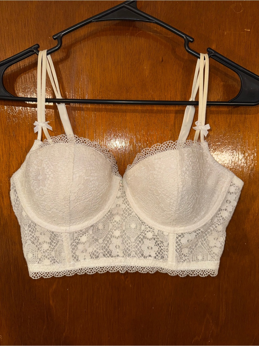 Calypso St. Barth Ivory Lace Longline corset/ Bra (bralette)